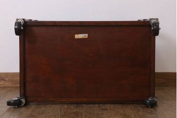 中古美品　松本民芸家具　A型 ワゴン(キャスターワゴン)(定価約10万2千円)