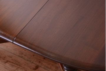 【M様ご成約分】　イギリスアーコール　ビンテージダイニングテーブル(ドローリーフ・エクステンション)脚加工込