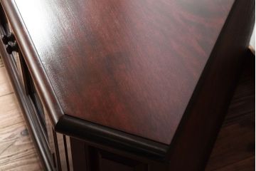 中古美品　松本民芸家具　特注品　コーナーローキャビネット