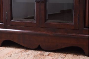 中古美品　松本民芸家具　特注品　コーナーローキャビネット