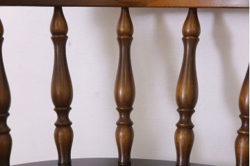 中古美品　飛騨産業　キツツキマーク　クッション付きビンテージアームチェア(1)