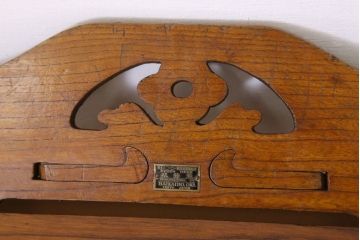 アンティーク家具　和製アンティーク　古い木製の折り畳み学習机