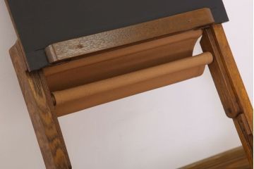 アンティーク家具　和製アンティーク　古い木製のリーディングデスク(折りたたみ式学習机)(1)