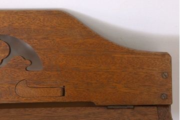 アンティーク家具　和製アンティーク　古い木製のリーディングデスク(折りたたみ式学習机)(2)