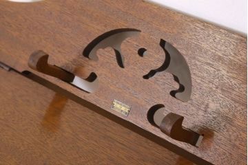 アンティーク家具　和製アンティーク　古い木製のリーディングデスク(折りたたみ式学習机)(2)