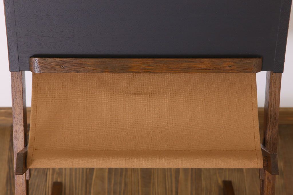 アンティーク家具　和製アンティーク　古い木製のリーディングデスク(折りたたみ式学習机)(2)