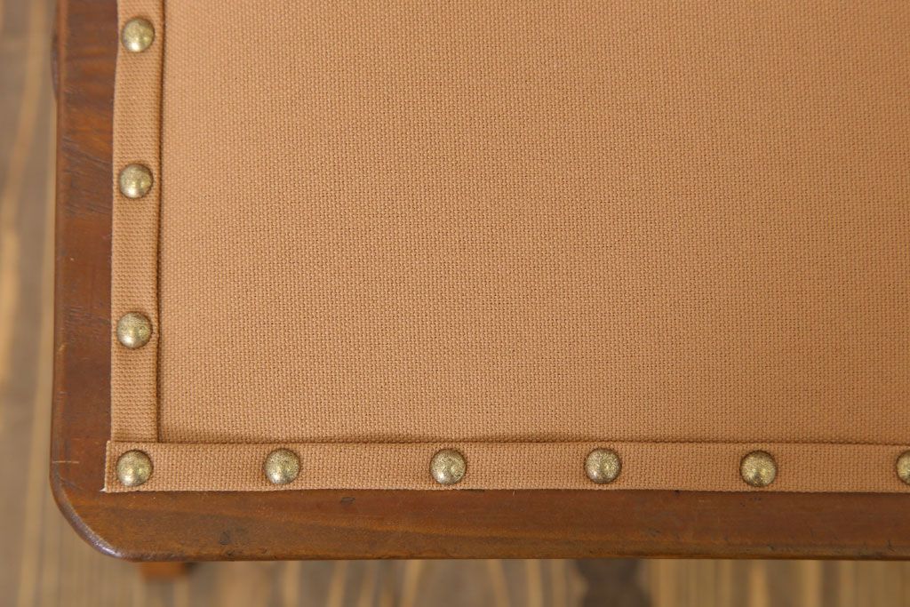 アンティーク家具　和製アンティーク　古い木製のリーディングデスク(折りたたみ式学習机)(2)