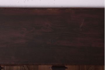 【K様ご成約済・ご決済用】大正昭和期!古い木製の薄型ローチェスト(ローボード)