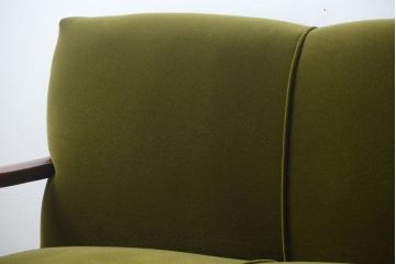 アンティーク家具　大正ロマン　ナラ材製の上品なアンティークソファ