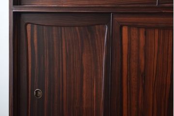 アンティーク家具　縞黒檀材!上質なアンティーク茶箪笥