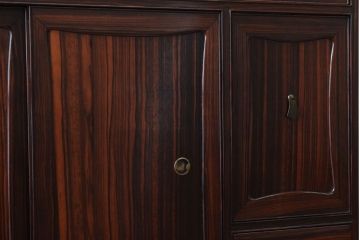 アンティーク家具　縞黒檀材!上質なアンティーク茶箪笥
