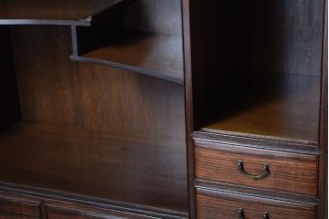 アンティーク家具　縞黒檀材!上質なアンティーク茶箪笥