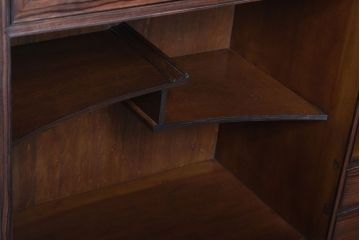 アンティーク家具　縞黒檀材!上質なアンティーク茶箪笥