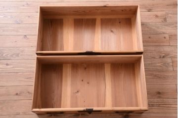 アンティーク家具　古民具・骨董　明治期　五丁引き　アンティーク庄内箪笥