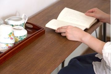 アンティーク家具　古材一枚板天板!鉄脚テーブル(作業台、机)(2)