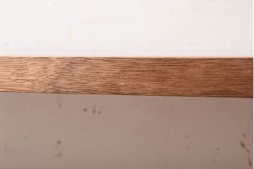アンティーク家具　古材一枚板天板!鉄脚テーブル(作業台、机)(2)