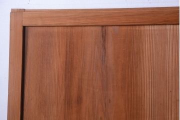 明治大正期　古民具・骨董　組子障子帯の木味引き戸4枚セット