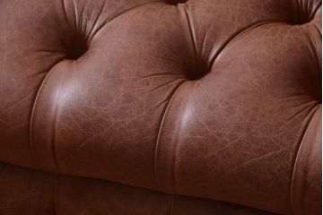 ヴィンテージ家具　イギリスビンテージ　本革製　ディスティンクティブ チェスターフィールドソファ