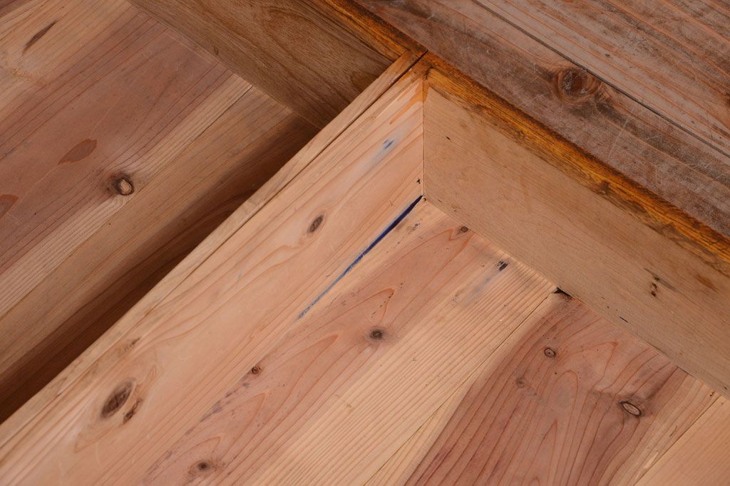 レトロ家具　昭和レトロ　結霜ガラスとダイヤガラス!アンティーク収納棚(本箱)