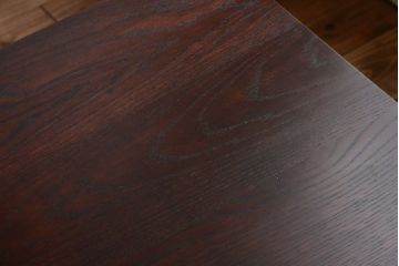 アンティーク家具　シンガーミシン オーク材天板!アンティークの鉄脚テーブル(ミシンテーブル、ミシン台)(2)