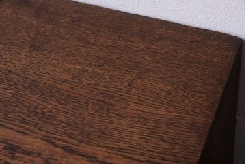 アンティーク家具　イギリスアンティーク　オーク材の小引き出し(鍵付き)