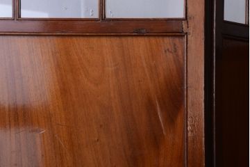 希少価値高!ウォールナット材製　イギリスアンティークのパーテーション