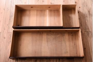 アンティーク家具　古民具・骨董　明治期　前面欅材!アンティーク仙台箪笥