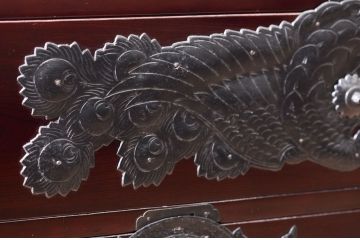 アンティーク家具　古民具・骨董　明治期　前面欅材!アンティーク仙台箪笥