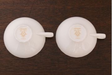中古　ノリタケ(Noritake)　FLOROLA(フローローラ)　花柄　カップ&ソーサー2脚セット(洋食器)