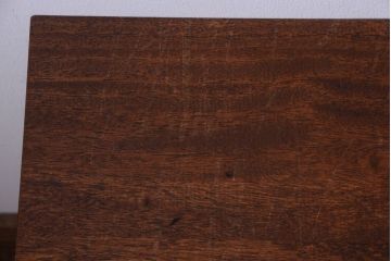 アンティーク家具　シンプルな鉄脚サイドテーブル(3)