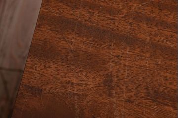 アンティーク家具　シンプルな鉄脚サイドテーブル(3)