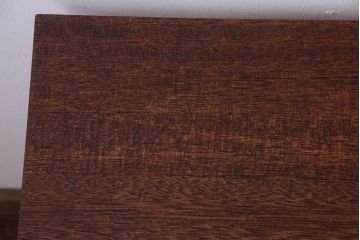 アンティーク家具　シンプルな鉄脚サイドテーブル