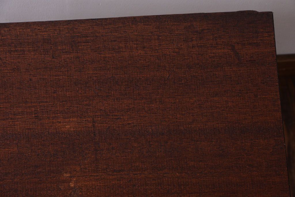 レトロ家具　昭和レトロ　シンプルな鉄脚サイドテーブル