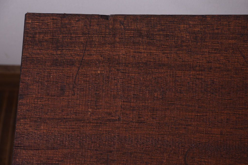 レトロ家具　昭和レトロ　シンプルな鉄脚サイドテーブル