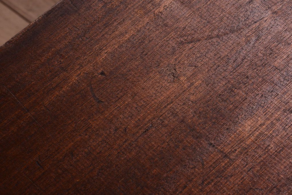 レトロ家具　昭和レトロ　シンプルな鉄脚サイドテーブル