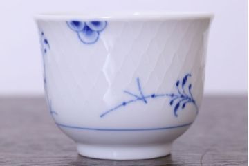 アンティーク雑貨　中古　ロイヤルコペンハーゲン　ブルーパルメッテ　ペアティーセット(湯呑み)