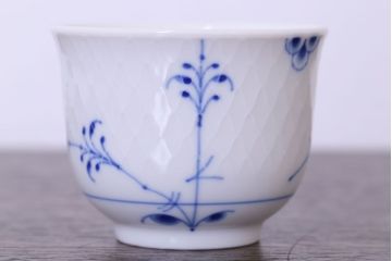 アンティーク雑貨　中古　ロイヤルコペンハーゲン　ブルーパルメッテ　ペアティーセット(湯呑み)