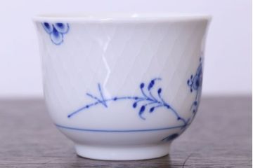 アンティーク雑貨　中古　ロイヤルコペンハーゲン　ブルーパルメッテ　ペアティーセット(湯呑み)