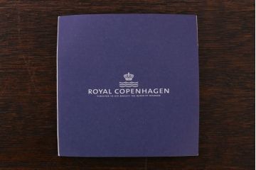 アンティーク雑貨　中古　ロイヤルコペンハーゲン　ブルーパルメッテ　ペアティーセット(湯呑み)