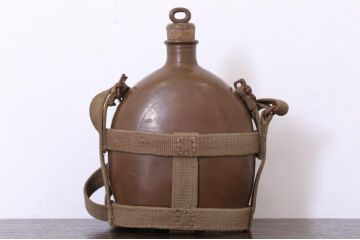 旧日本軍　二重飯盒・水筒2点セット(R-022636)
