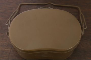 旧日本軍　二重飯盒・水筒2点セット(R-022636)