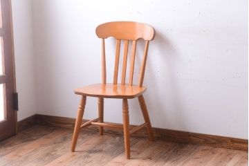 中古　飛騨産業　キツツキマーク　ダイニングチェア(2)