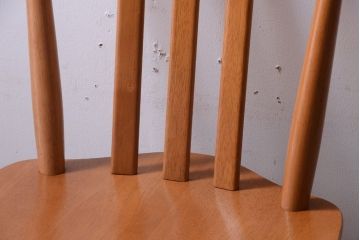 中古　飛騨産業　キツツキマーク　ダイニングチェア(2)