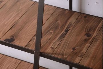 ラフジュ工房オリジナル　アイアンフレームのディスプレイラック(2)