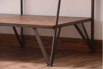 ラフジュ工房オリジナル　アイアンフレームのディスプレイラック(2)