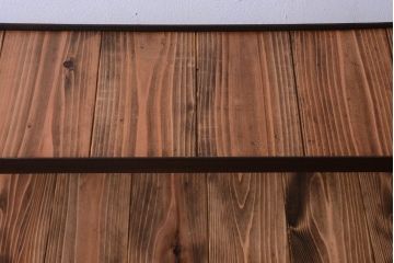 ラフジュ工房オリジナル アイアンフレームの台形ディスプレイラック