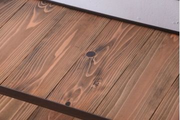 ラフジュ工房オリジナル アイアンフレームの台形ディスプレイラック