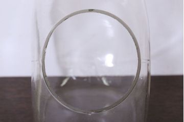 アンティーク雑貨　昭和レトロな古いガラスビン(猫瓶)