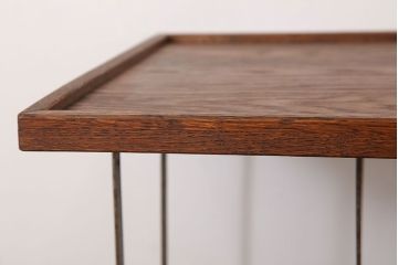 アンティーク雑貨　和製アンティーク　台付き!昭和レトロな3連ガラス瓶(猫瓶)