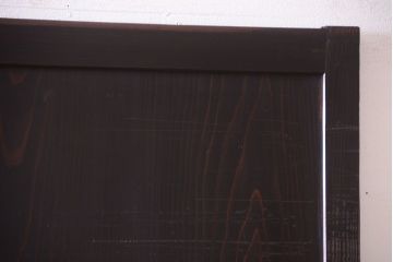古民具・骨董　和モダンスタイル!古い木の上品な障子戸2枚セット(帯戸、玄関戸)